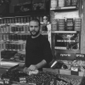Olive seller, Mahane Yehuda Market, Jerusalem