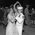 Sailor and date, post reenactment dance