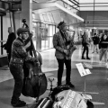 Musicians at St. Georges Ferry Terminal